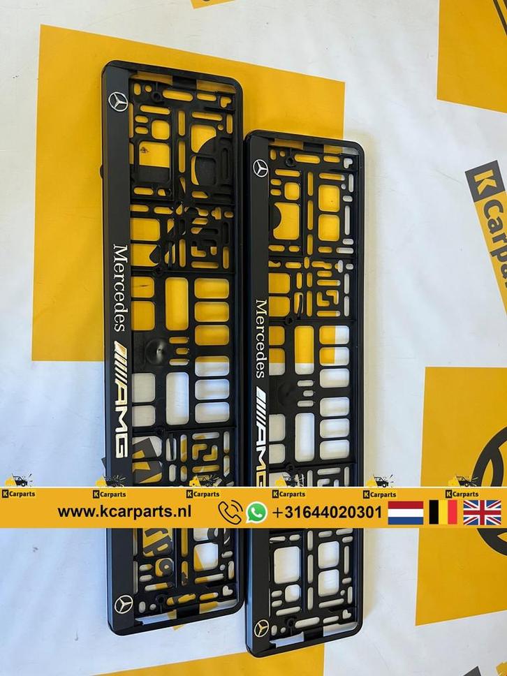 Kentekenplaat Houder Mercedes-Benz AMG performance, Auto-onderdelen, Carrosserie en Plaatwerk, Bumper, Mercedes-Benz, Gebruikt