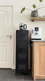 Lockerkast Bulky Zwart Rootsmann - Locker 4 deuren - Metaal, Huis en Inrichting, Kasten | Lockerkasten, Ophalen, Gebruikt, Industrieel
