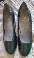 Vintage Bally Vasano Ponte Shank Schoenen leer - Maat 37, Pumps, Zwart, Ophalen of Verzenden, Bally