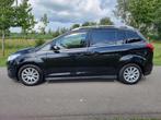 Ford Grand C-Max 2.0 TDCi Titanium, automaat,leder,navigatie, Euro 5, Zwart, 4 cilinders, Zwart
