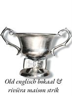 Old englisch bokaal
&
rivièra maison strik, Ophalen of Verzenden