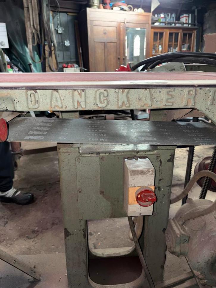 Danckaert Schuurmachine bandschuurmachine staand, Doe-het-zelf en Verbouw, Gereedschap | Schuurmachines, Gebruikt, Bandschuurmachine