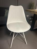 stoel, Huis en Inrichting, Stoelen, Ophalen, Kunststof, Wit, Zo goed als nieuw