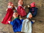 4 vintage/retro handpoppen/poppenkast jaren 60/70, Overige typen, Ophalen of Verzenden