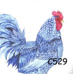 Servetten decoupage/bullet journal * kippen C529 * 25 ct, Verzenden, Nieuw, Materiaal