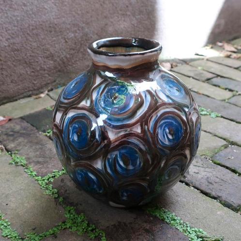 Herman Kähler, Denemarken: bolvaas jaren '30 ca.18,5 cm, Antiek en Kunst, Antiek | Vazen, Ophalen of Verzenden