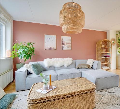 Bamboe hanglamp Sinnerlig IKEA, Huis en Inrichting, Lampen | Hanglampen, Zo goed als nieuw, 50 tot 75 cm, Hout, Overige materialen
