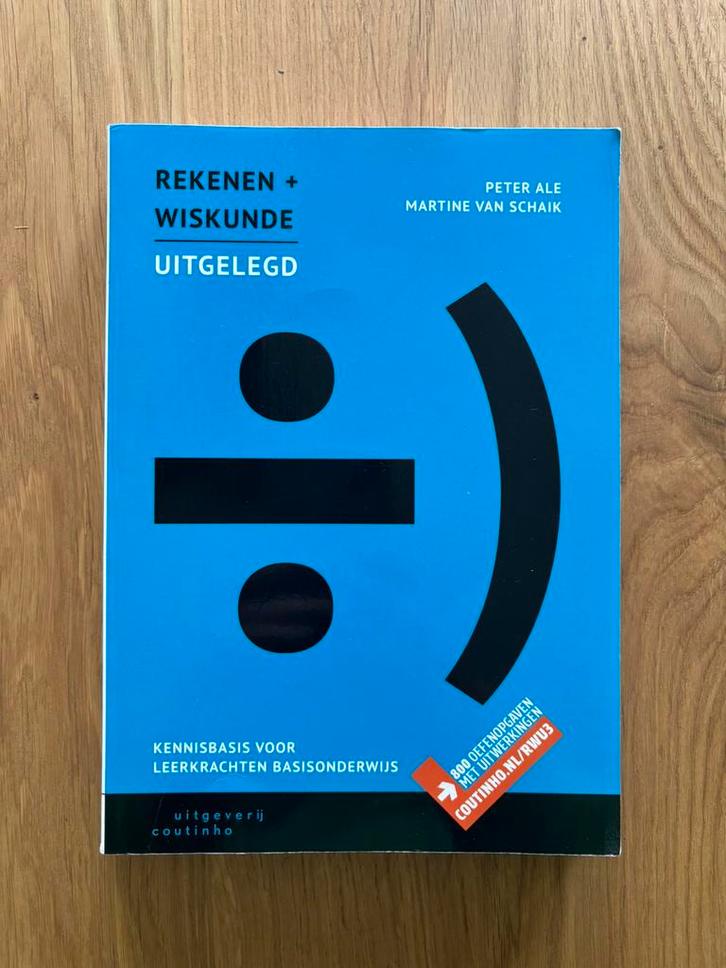 Martine van Schaik - Rekenen en wiskunde uitgelegd, Boeken, Schoolboeken, Zo goed als nieuw, Nederlands, Overige niveaus, Ophalen of Verzenden