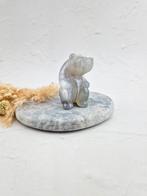 Agaat beer carving beeldje edelsteen steen, Ophalen of Verzenden