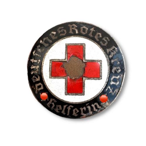 Deutsches Rotes Kreuz Helferin badge, Verzamelen, Militaria | Tweede Wereldoorlog, Landmacht, Embleem of Badge, Duitsland, Ophalen of Verzenden