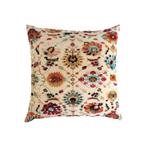 Sier kussen Madee Imbarro 45 x 45 cm inclusief binnen kussen, Huis en Inrichting, Woonaccessoires | Kussens, -, Wit, -, Vierkant