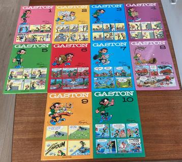 Gaston (1 - 10) stripboeken frans beschikbaar voor biedingen