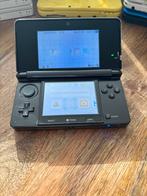 Nintendo 3DS - Zwart +128 gb sd kaart, Spelcomputers en Games, Ophalen of Verzenden, Gebruikt, Zwart, 3DS