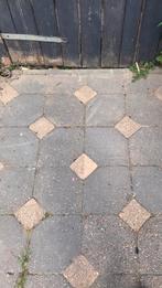 GRATIS 60m2 tuin tegels, Gebruikt, Ophalen of Verzenden, 10 m² of meer, Beton