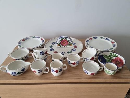 Boerenbont servies, Huis en Inrichting, Keuken | Servies, Zo goed als nieuw, Boerenbont, Aardewerk, Ophalen