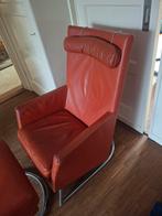 Montis Madonna leren fauteuil., Huis en Inrichting, Fauteuils, Ophalen, Zo goed als nieuw, 75 tot 100 cm, 50 tot 75 cm