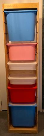 Ikea Trofast Kast - 1x Hoog, houtkleur, Ophalen, Gebruikt, 105 cm of meer, Minder dan 50 cm