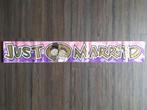 Just married slinger., Ophalen of Verzenden, Versiering, Geboorte of Huwelijk