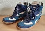 Bronx sneakers blauw wit - hoge sneakers maat 39 damesschoen, Bronx, Blauw, Ophalen of Verzenden, Sneakers of Gympen