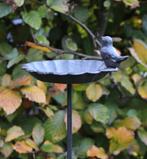 Gietijzeren vogelschaaltje op steker sonkerbruin VB302, Tuin en Terras, Nieuw, Ophalen of Verzenden