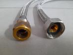Flexibele aansluiting 12 mm knelkoppeling x 3/8" binnendraad, Ophalen of Verzenden, Nieuw, Kraan