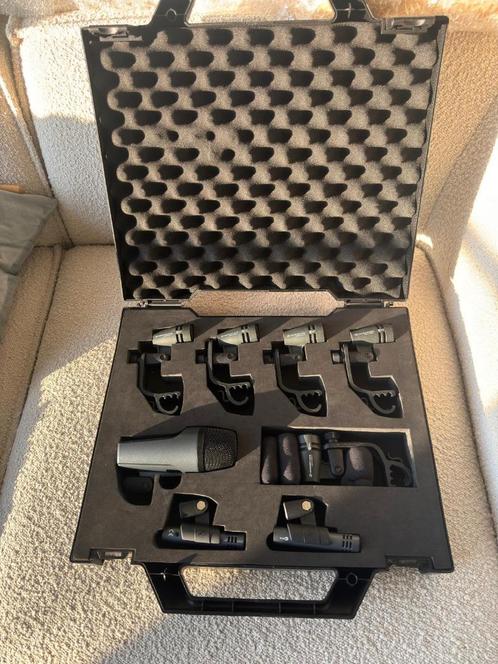 Sennheiser E 600 Drumcase microfoonset, Muziek en Instrumenten, Microfoons, Gebruikt, Instrumentmicrofoon, Ophalen of Verzenden