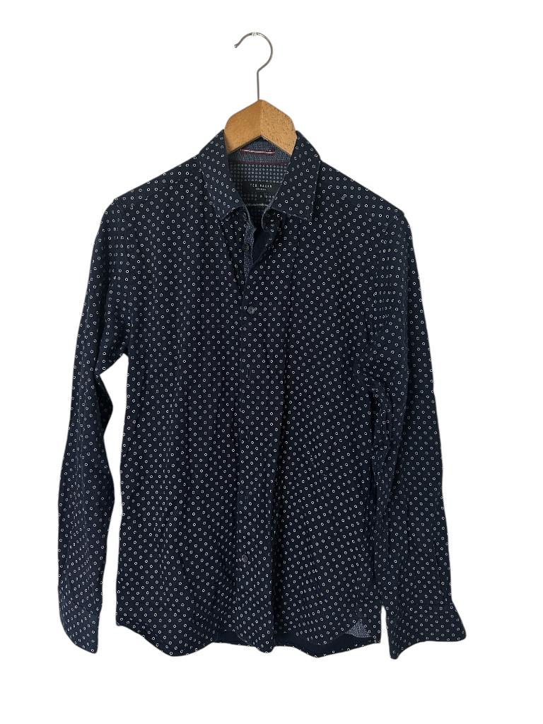 Ted Baker blouse S, Kleding | Heren, Overhemden, Zo goed als nieuw, Overige halswijdtes, Blauw, Ophalen of Verzenden