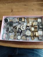 Partij oude horloges antiek vintage, Overige merken, Staal, Polshorloge, 1960 of later