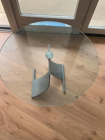 Rolf Benz 810 Salontafel - Glas & Metaal beschikbaar voor biedingen