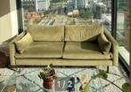 3p Bank driepersoons groen fluweel nous living, Huis en Inrichting, Ophalen, Gebruikt, Driepersoons, 75 tot 100 cm