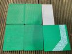 Lego Groene Platen grondplaten 6 stuks, Ophalen of Verzenden, Gebruikt, Losse stenen, Lego