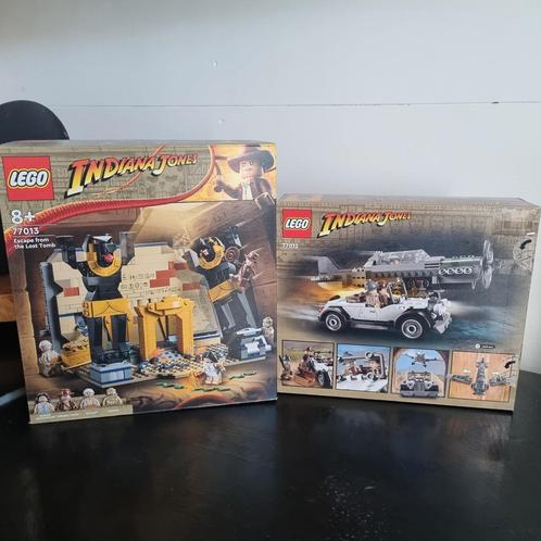 Lego 2 sets Indiana Jones 77012, 77013 zgan, Kinderen en Baby's, Speelgoed | Duplo en Lego, Zo goed als nieuw, Lego, Complete set