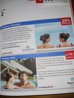 Kortingbon voor 20% korting bij Sanadome Nijmegen, Tickets en Kaartjes, Kortingen en Cadeaubonnen, Drie personen of meer, Kortingsbon