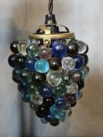 Vintage druiventros glas lamp, Ophalen of Verzenden