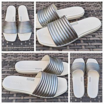 Crocs Miami metallic, maat W7 = 37-38. beschikbaar voor biedingen