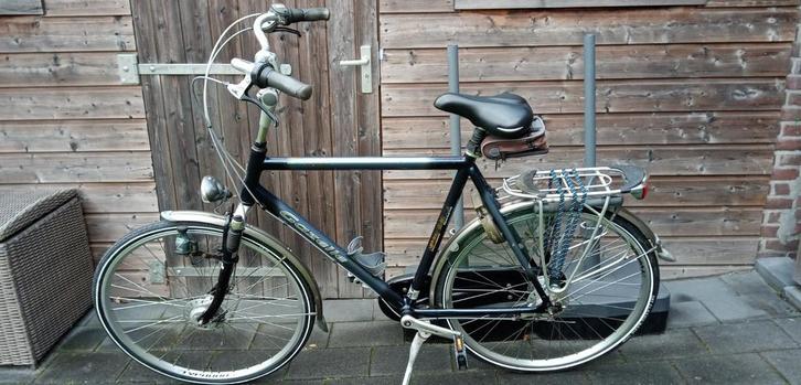 Gazelle Davos herenfiets 61cm 8 versnellingen, Fietsen en Brommers, Fietsen | Heren | Herenfietsen, Gebruikt, Gazelle, Versnellingen