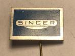 Metalen SINGER Automerk Speld (Blauw/Aluminiumkleur)., Verzenden, Zo goed als nieuw, Transport, Speldje of Pin