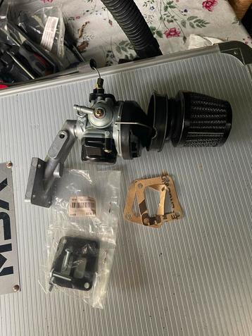 Dellorto 15/15 Carburateur Set - Powerfilter & Spruitstuk beschikbaar voor biedingen