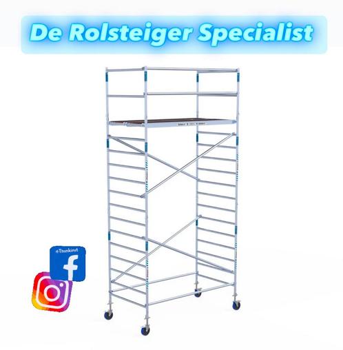 Alumexx Rolsteiger 135 x 250 x 6,2m + steigerbok s NIEUW, Doe-het-zelf en Verbouw, Steigers, Nieuw, Rolsteiger of Kamersteiger