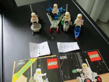 4 lego space voertuigen 886-6801-6803-6804 beschikbaar voor biedingen