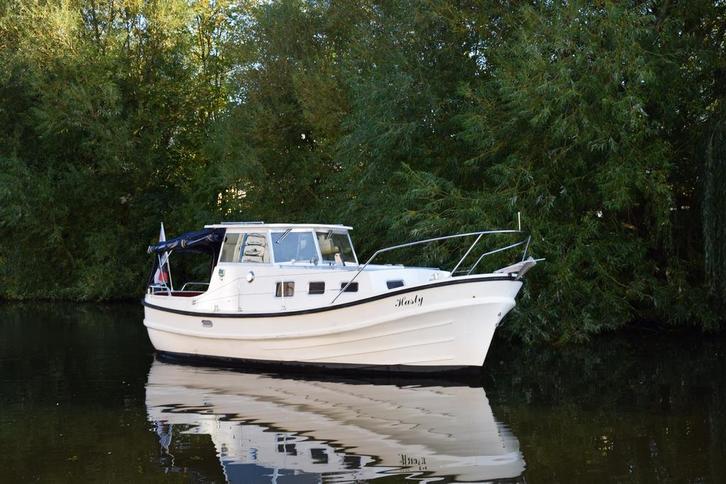 Polymore 770 spitsgat kajuitboot met VETUS 33pk inboard, Watersport en Boten, Motorboten en Motorjachten, Zo goed als nieuw, Polyester