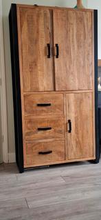 Grote houten kast, Huis en Inrichting, Kasten | Kledingkasten, Ophalen, Gebruikt, 25 tot 50 cm