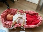 Mozesmand / rieten poppenwieg 60cm lang, Ophalen of Verzenden, Zo goed als nieuw, Wieg