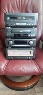 Technics Stereo Set - Cassettedeck, CD, Tuner,    Versterker, Audio, Tv en Foto, Cd-speler, Gebruikt, Denon, Losse componenten