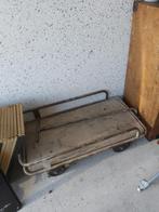 Vintage / retro schoolpleinkar trekkar, Ophalen