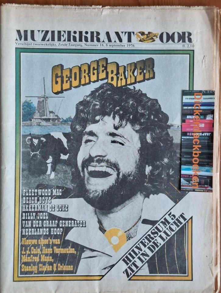 Muziekkrant OOR nr 18, 1976; George Baker, Neerlands Hoop, Verzamelen, Muziek, Artiesten en Beroemdheden, Gebruikt, Boek, Tijdschrift of Artikel