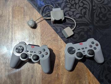 Wireless Controller Set met ontvanger | PS1/PSX/PsOne beschikbaar voor biedingen