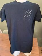 Donkerblauw t-shirt XL tee shirts herenshirt, Verzenden, Zo goed als nieuw, Maat 56/58 (XL), Blauw