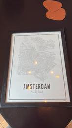 Wijck Amsterdam met lijst, Huis en Inrichting, Ophalen, Gebruikt, Hout, Minder dan 50 cm