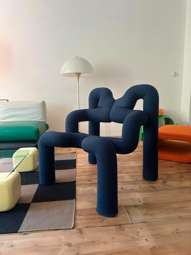 Varier Ekstrem Fauteuil - Vintage Design Klassieker, Antiek en Kunst, Antiek | Meubels | Stoelen en Banken, Ophalen